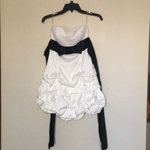 White formal dress